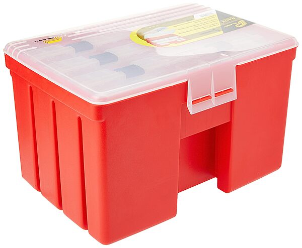 Plano Molding 932001 Portable Stow Away Rack Organizer with Cover, Red