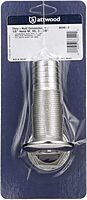 ATTWOOD Stainless Steel Straight Barbed Thru-Hull (Standard Thread)