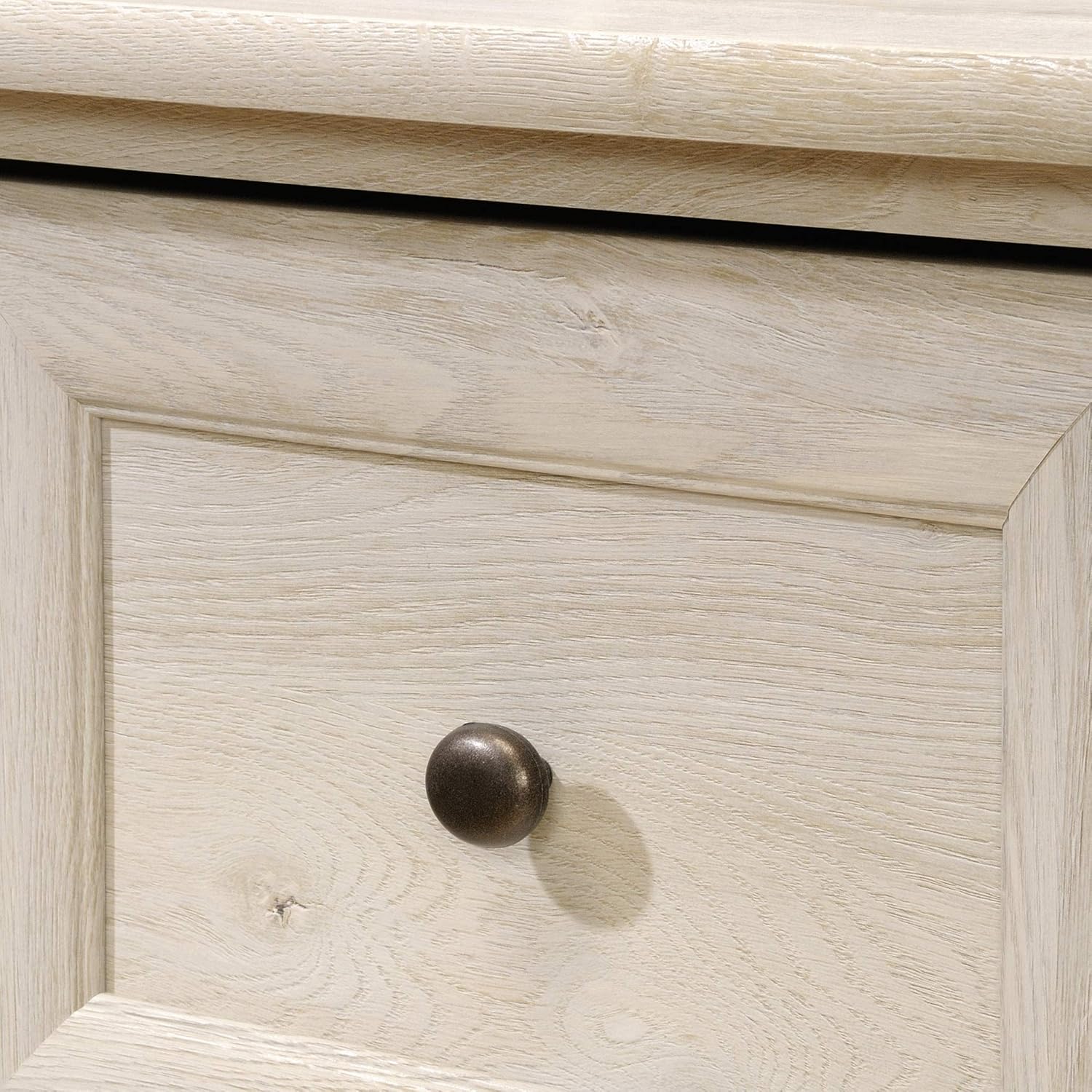 SAUDER Edge Water Executive Desk with File Drawers