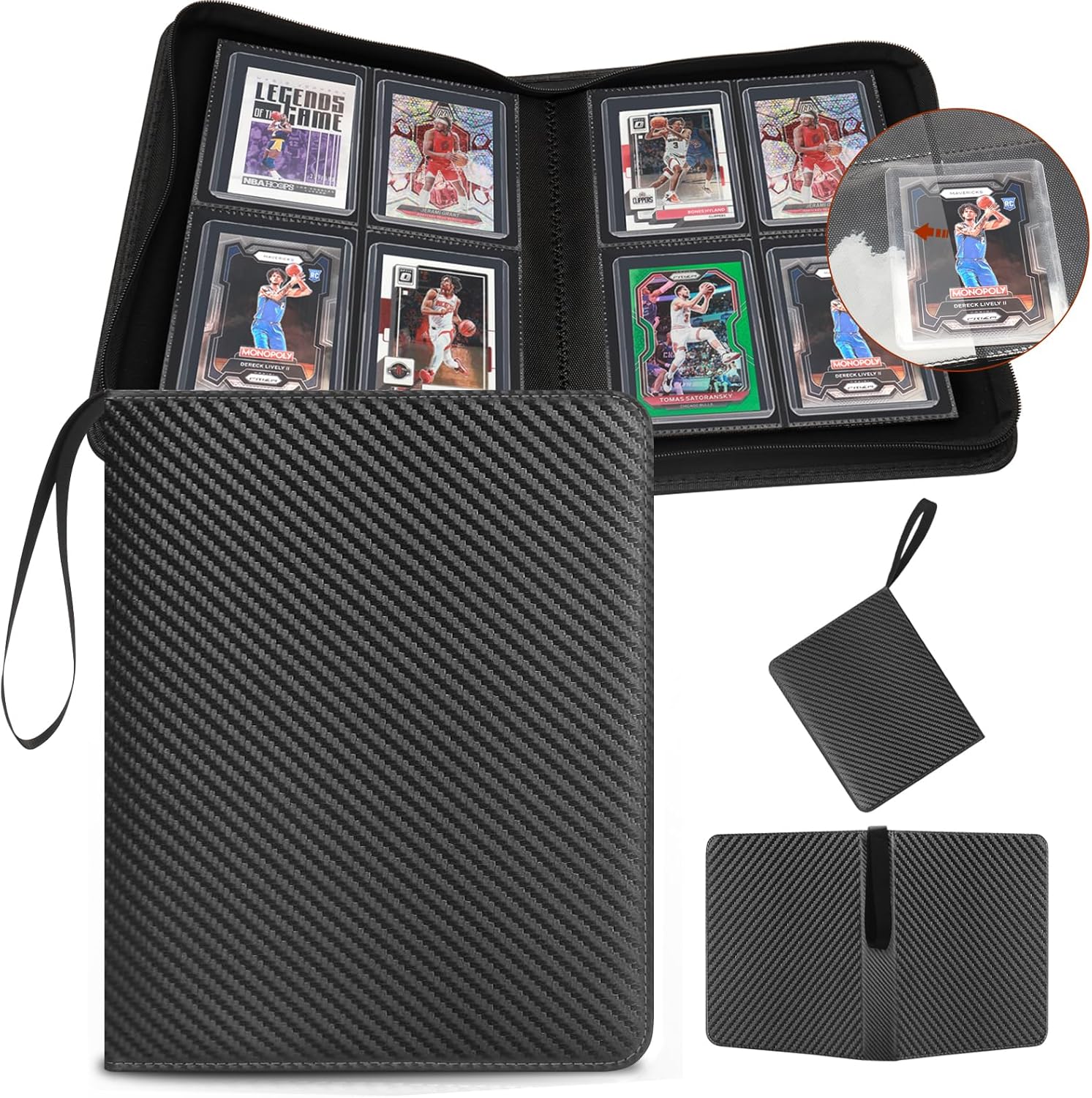 SMALL TOPLOADER BINDER 4-POCKET (96 CARDS)