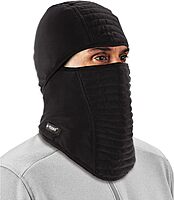 Ergodyne N-Ferno 6955 Insulated Balaclava Face Mask, 3-Layer, Black, One Size