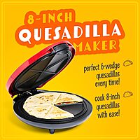 TACO TUESDAY Deluxe Electric Quesadilla & Tortilla Bowl Maker