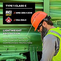 Ergodyne Skullerz 8966 Lightweight Cap-Style Vented Hard Hat - Type 1, Class C