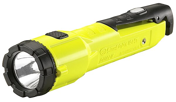 Streamlight Dualie Rechargeable Intrinsically Safe Dual-Function Flashlight with Magnetic Clip