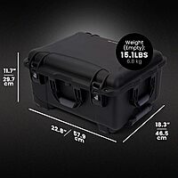 NANUK 950 Hard Case with Foam Insert, IP67 Waterproof & Crushproof