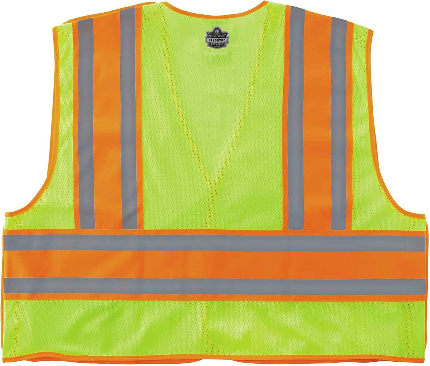 ERGODYNE GloWear 8245PSV Public Safety Reflective Vest, High Visibility, ANSI Compliant, Breakaway