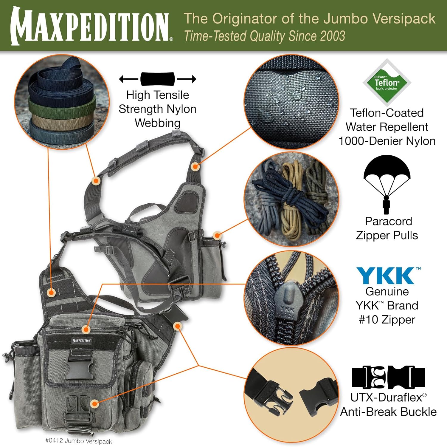 MAXPEDITION Jumbo Versipack
