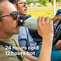 HYDRO FLASK Wide Mouth Insulated Bottle with Flex Sip Lid