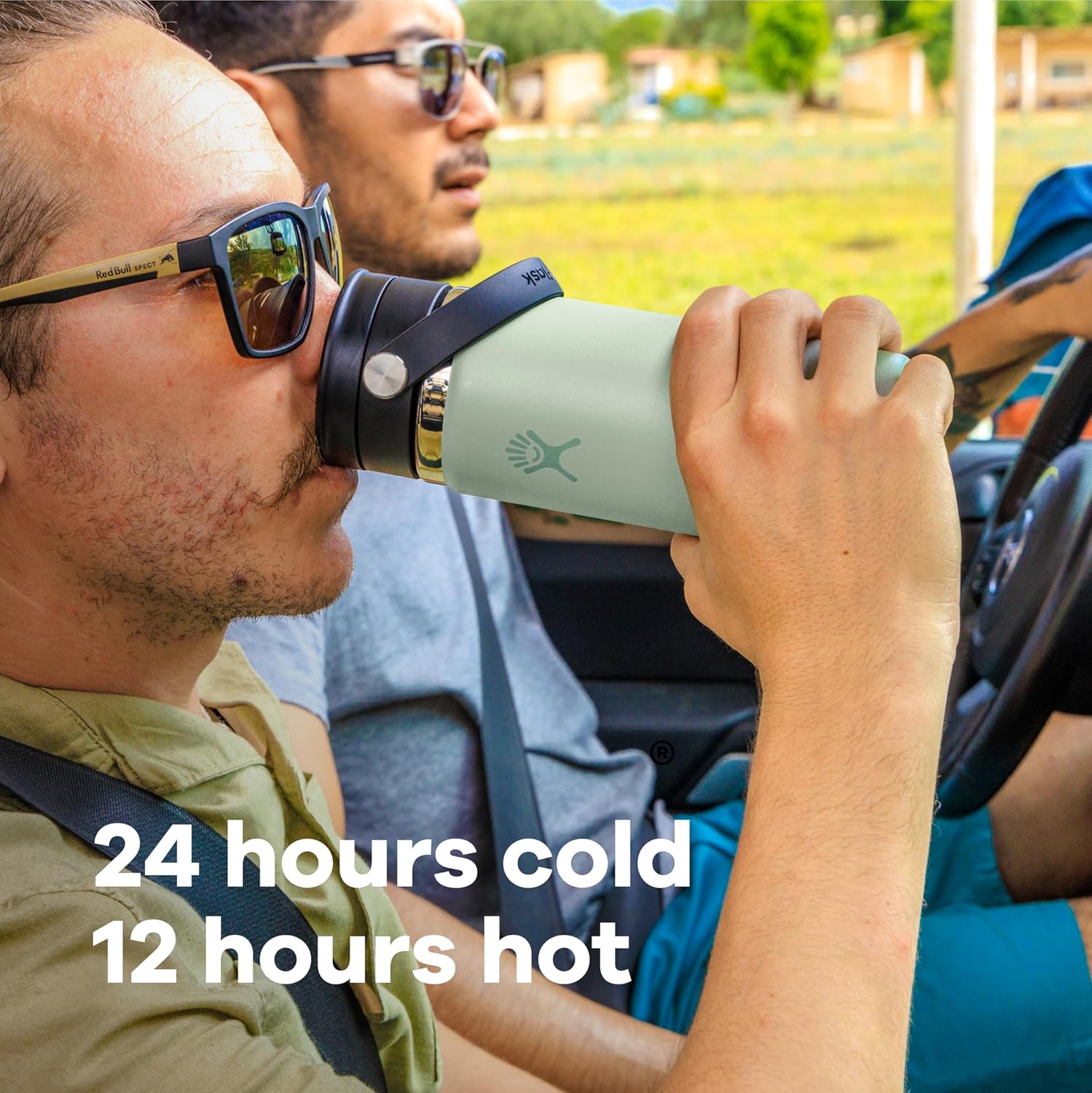 HYDRO FLASK Wide Mouth Insulated Bottle with Flex Sip Lid