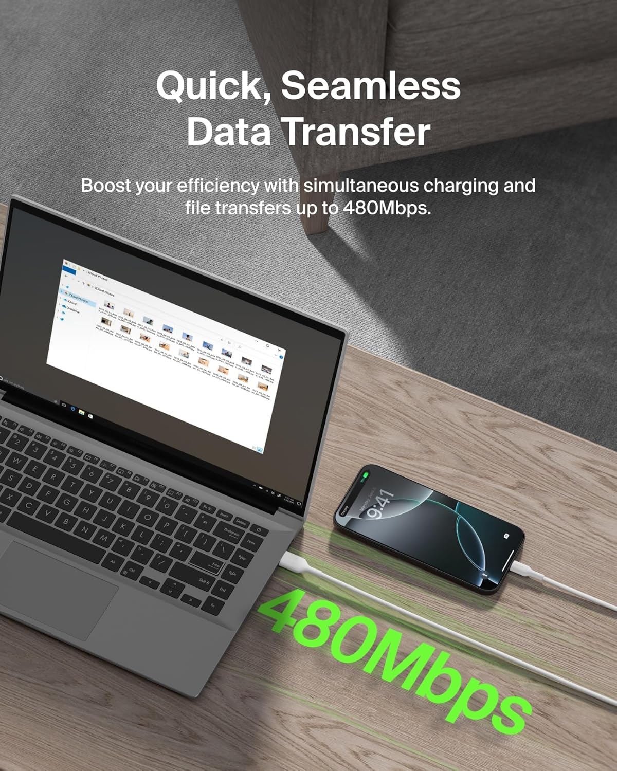 Belkin Eco Braided USB-A to USB-C Cable