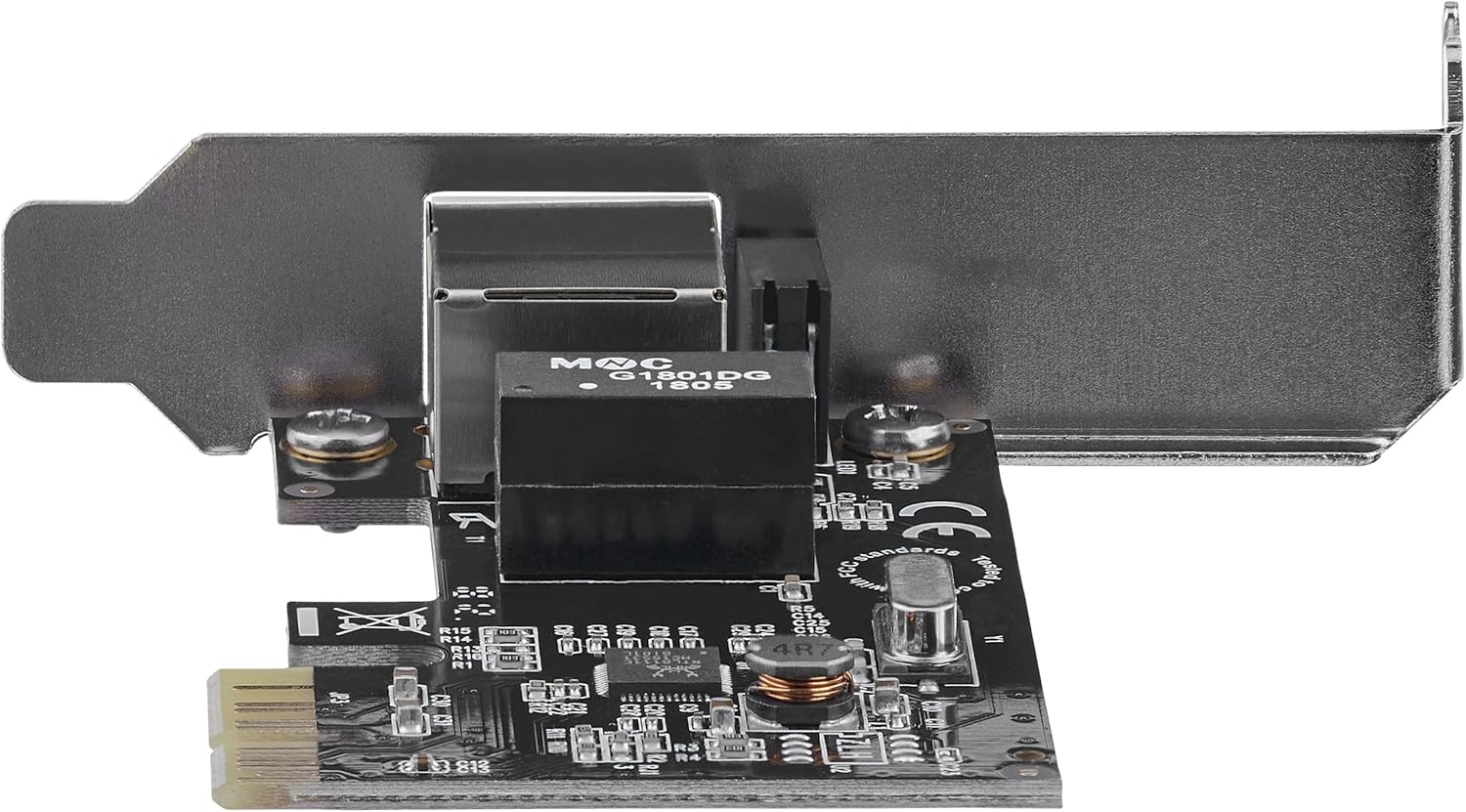 StarTech.com 1 Port PCIe Network Card - Low Profile - RJ45 Port - Realtek RTL8111H Chipset - Ethernet Network Card