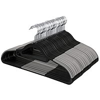 Elama Home Cloths Hanger, Non-Slip, 50 Piece Set (ELH-006-BKGR)