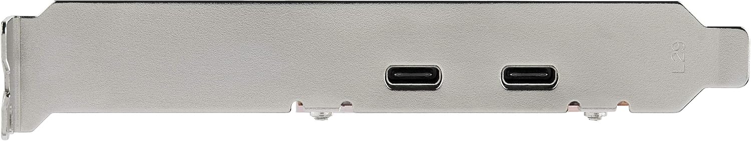 StarTech.com 2-Port USB 3.2 Gen 2 PCIe Card, USB-C 10Gbps PCI Express 3.0 x4 Adapter, Data Only, Windows/macOS/Linux