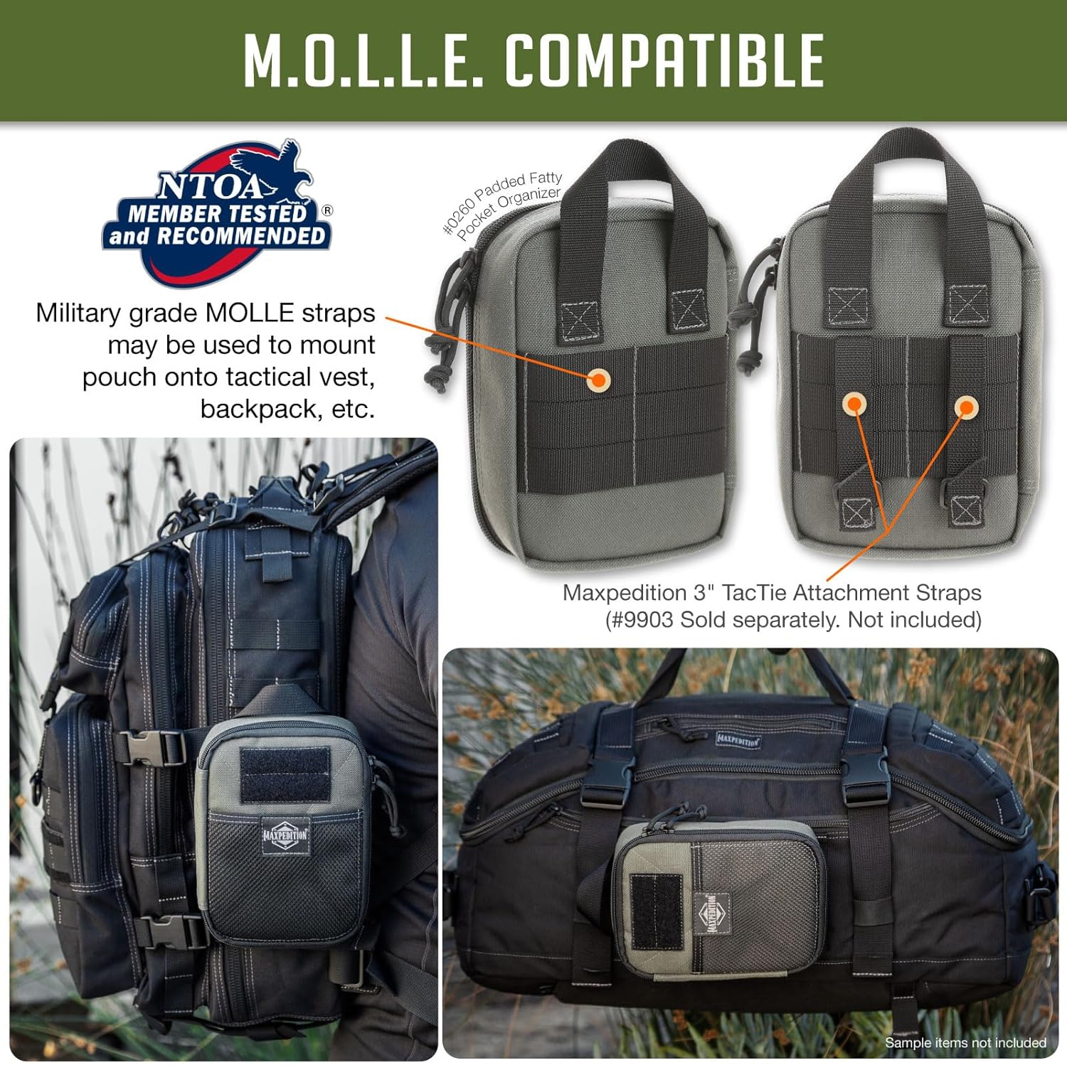 MAXPEDITION Padded Fatty Pocket Organizer EDC Pouch