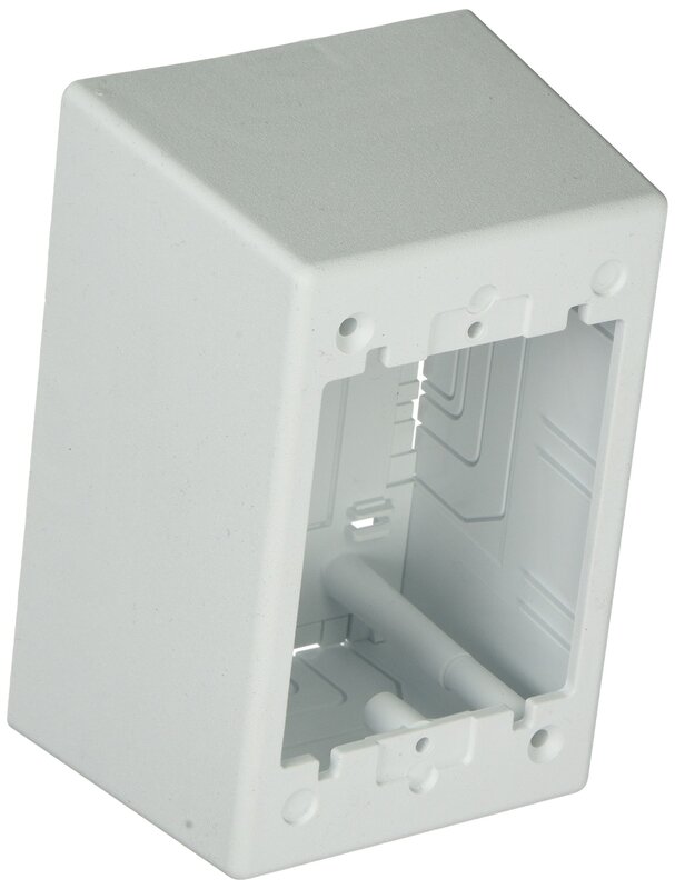 Panduit JBP1DWH 1-Gang Deep Outlet Box, White