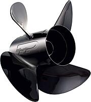 Turning Point Propellers 21431730 Hustler 4-Blade Aluminum Propeller for 40-150 HP Engines with 4.25" Gearcase