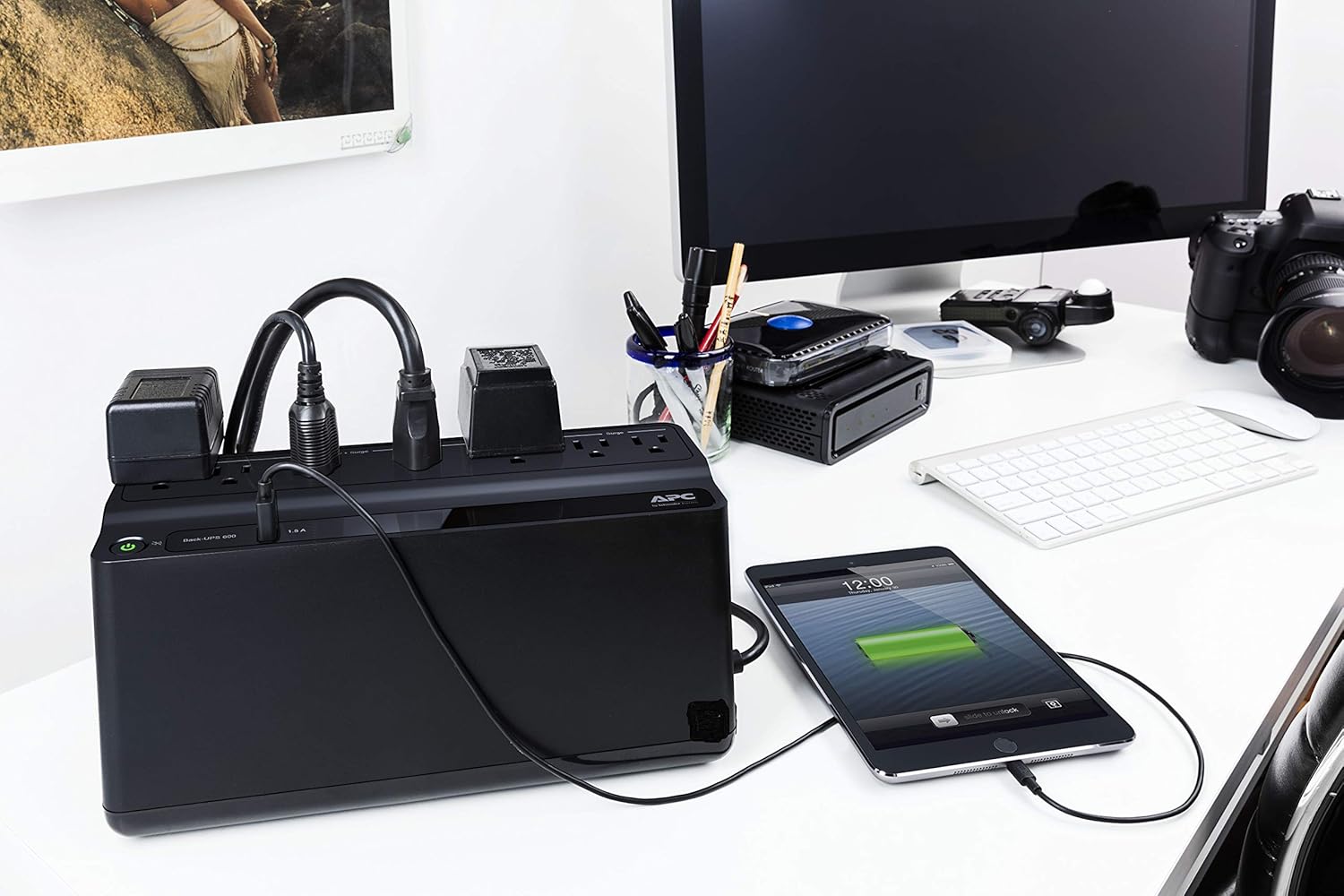 APC Back-UPS Battery Backup and Surge Protector UPS