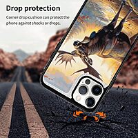 Fall Moose Deer Printed Wallet Case for iPhone 12-6.1 Inch with Card Holder