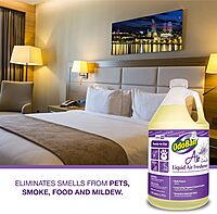 OdoBan Professional Series Ready-to-Use Air Lavender Liquid Air Freshener, Made in the USA, Lavender Scent, 1 Gallon Lavender Air Freshener 128 Fl Oz (Pack of 1)