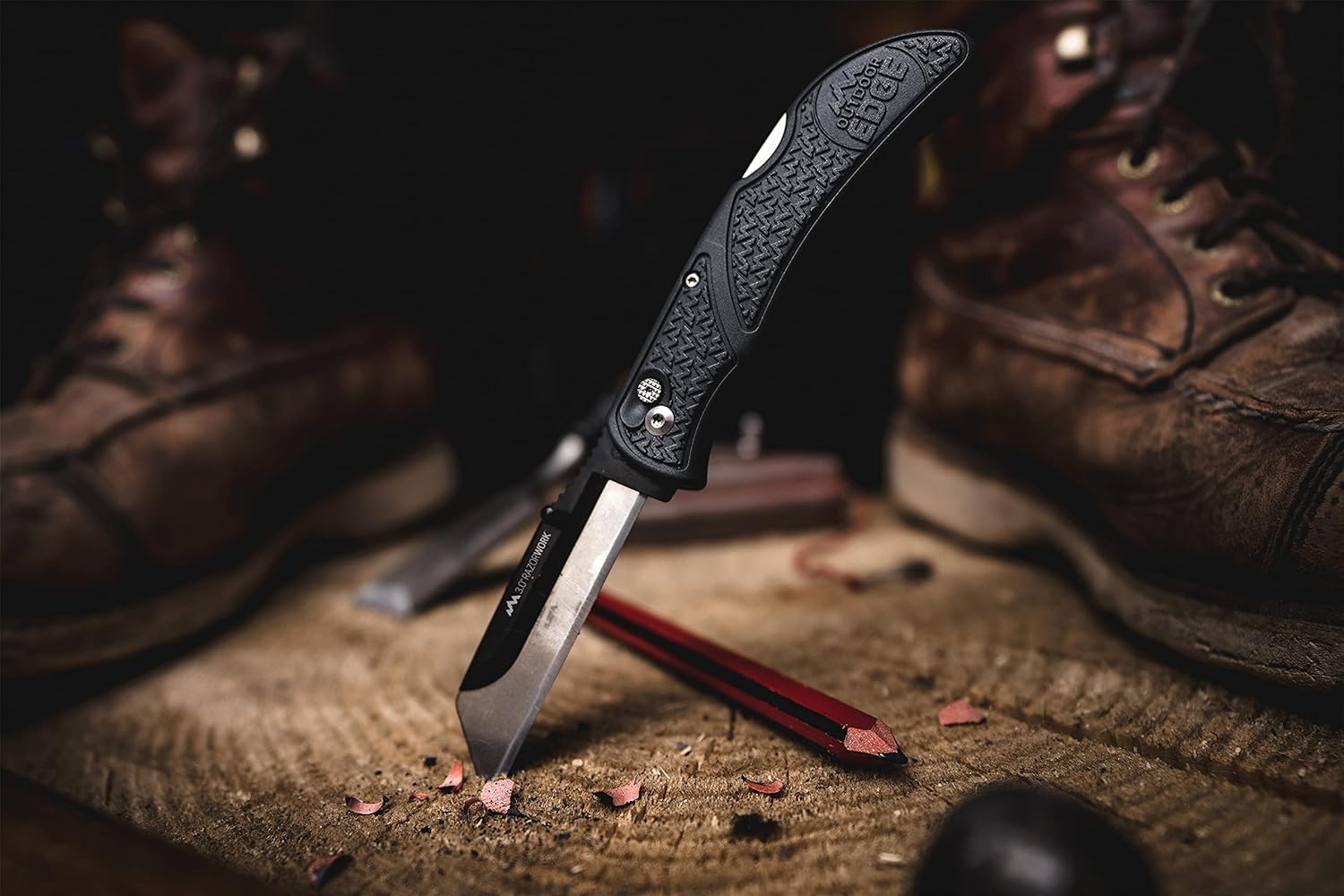 OUTDOOR EDGE Razor-Work RazorSafe Replaceable Blade Folding Utility Knife