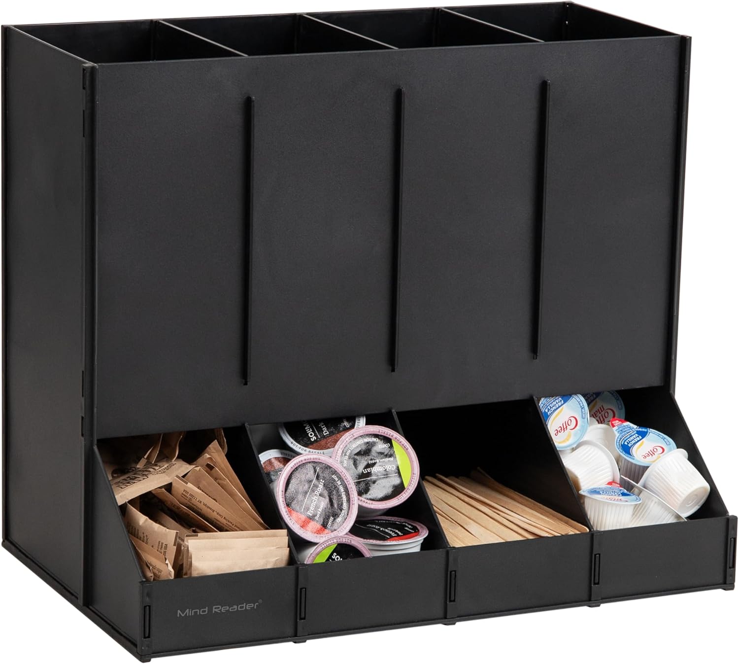 MIND READER Countertop Coffee and Condiment Organizer