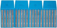 Precision Brand 19740 Steel Thickness Feeler Gage Poc-Kit Assortment, 1/2" Width, 5" Length, 20 Blades