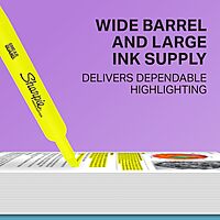 Sharpie Tank Style Highlighters, Chisel Tip, Assorted, Box of 12