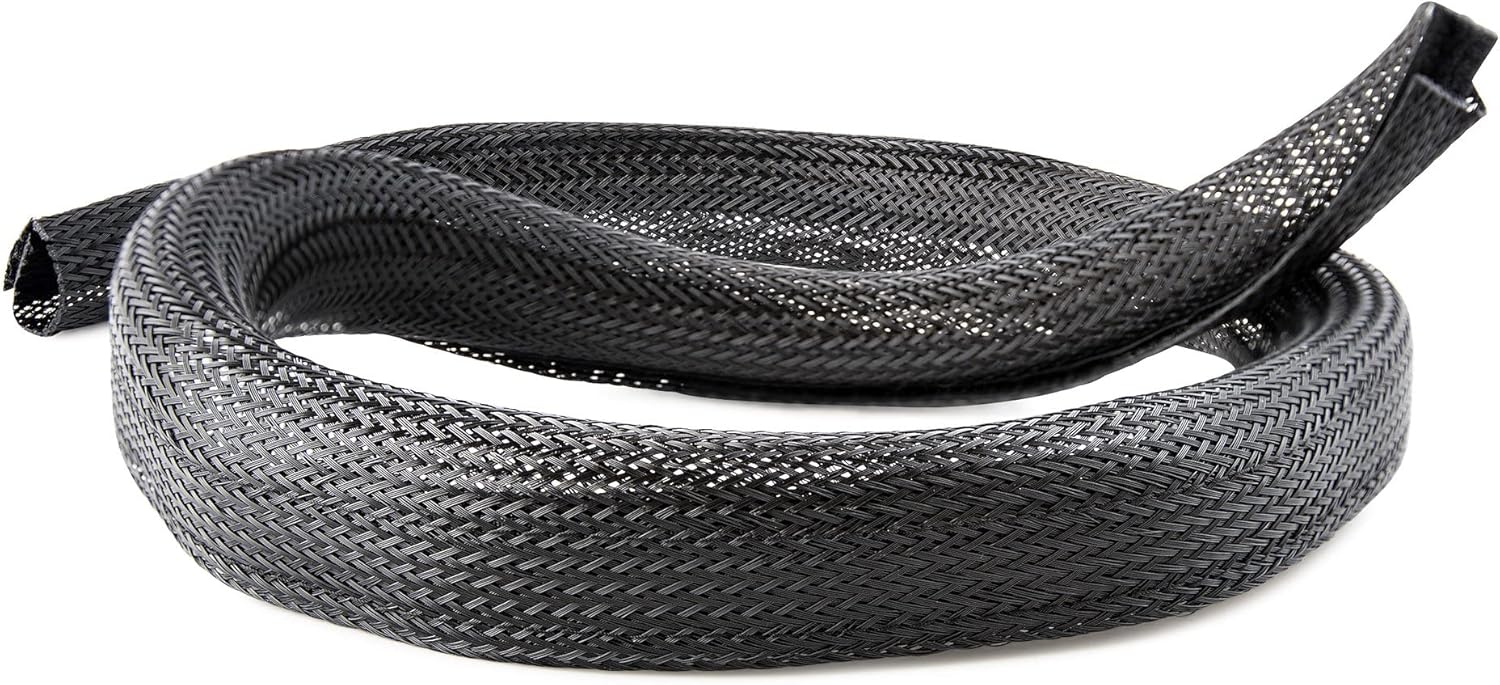 StarTech.com 10ft (3m) Cable Management Sleeve, Trimmable Heavy Duty Cable Wrap