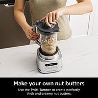 Ninja SS151 TWISTi Blender DUO, High-Speed 1600 WP Smoothie Maker & Nutrient Extractor* 5 Functions Smoothie, Spreads & More, smartTORQUE, 34-oz. Pitcher & (2) To-Go Cups, Gray