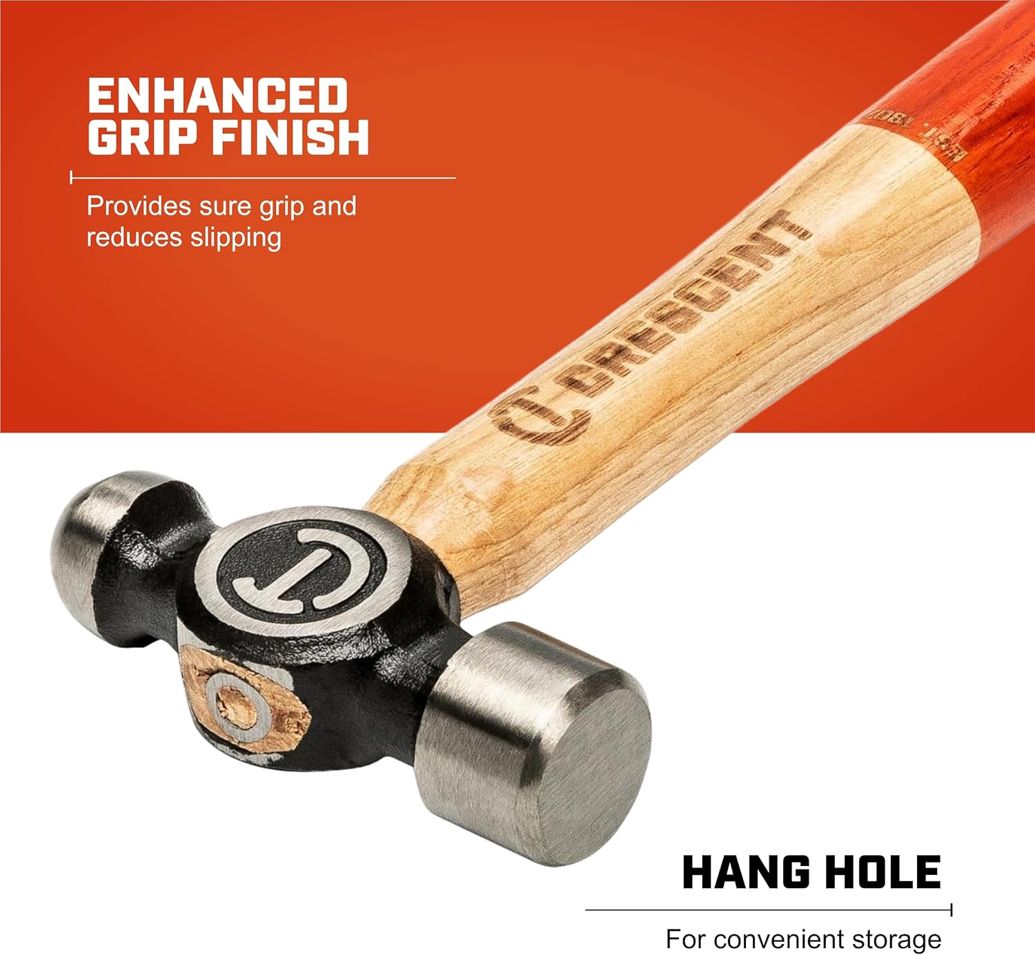 Tools Crescent - Crescent 16 Oz. Wood Ball Peen Hammer (CHWBP16)