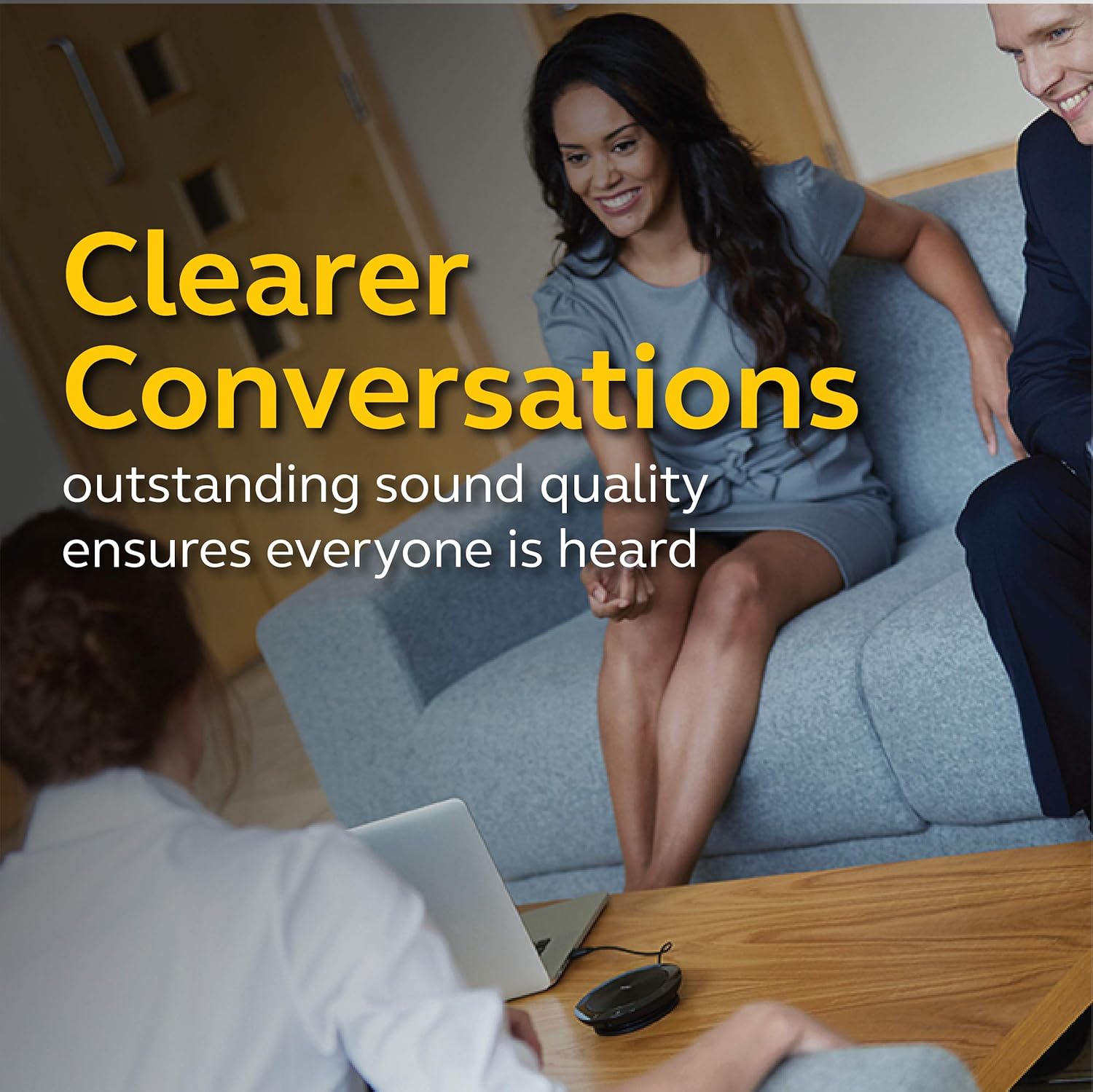 Jabra SPEAK 510+ UC Portable Bluetooth & USB Speakerphone - Black