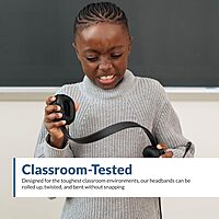 Cyber Acoustics Stereo PC Headset (AC-6008), 3.5mm Connection, Unidirectional Microphone with Flexible Boom for PC & Mac