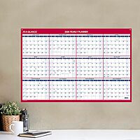 AT-A-GLANCE Reversible Erasable Wall Calendar, Vertical/Horizontal