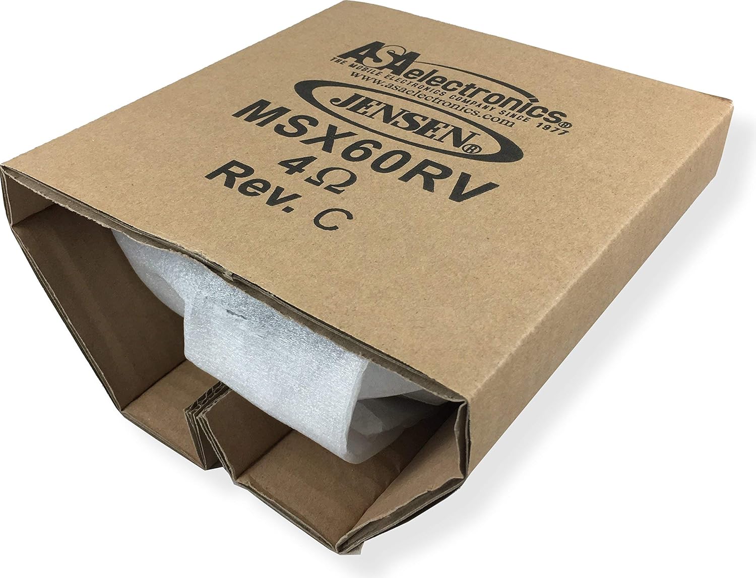 Jensen MSX60RVR Marine Speakers 6.5" Coaxial Speaker, Completely Waterproof With UV Resistant Materials To Withstand