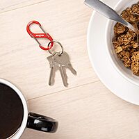 Nite Ize S-Biner Dual Carabiner Sizes #2,3,4, Orange/Olive/Blue