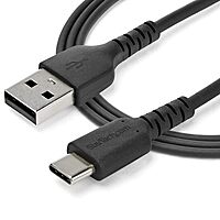 StarTech.com USB A to USB C Charging Cable - USB 2.0, Aramid Fiber