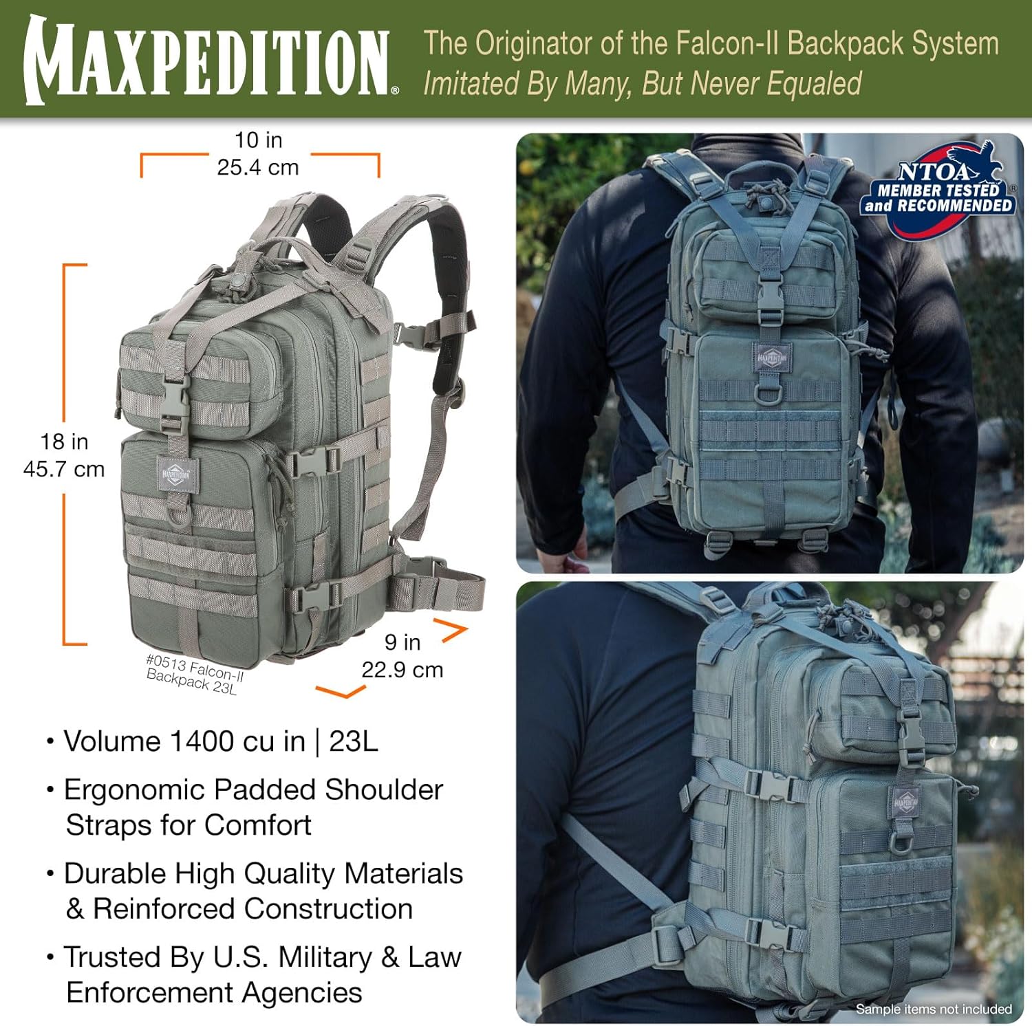 MAXPEDITION Falcon-II Tactical Backpack