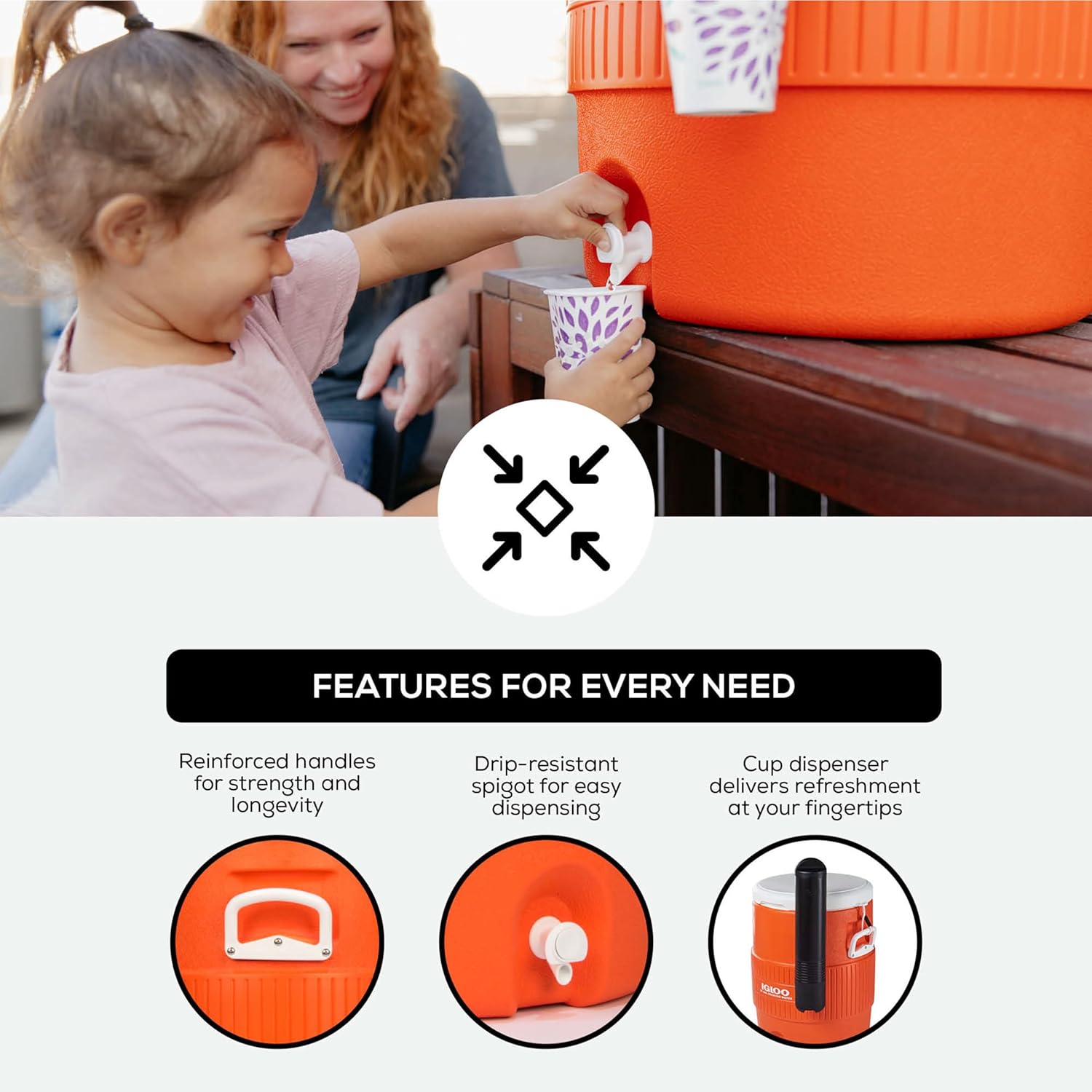 Igloo 10 Gallon Sports Cooler Insulated Beverage Dispenser