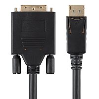 Belkin F2CD002b06-E DisplayPort-Male to DVI-D-Male Cable (6 Feet, Black)