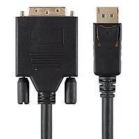Belkin F2CD002b06-E DisplayPort-Male to DVI-D-Male Cable (6 Feet, Black)