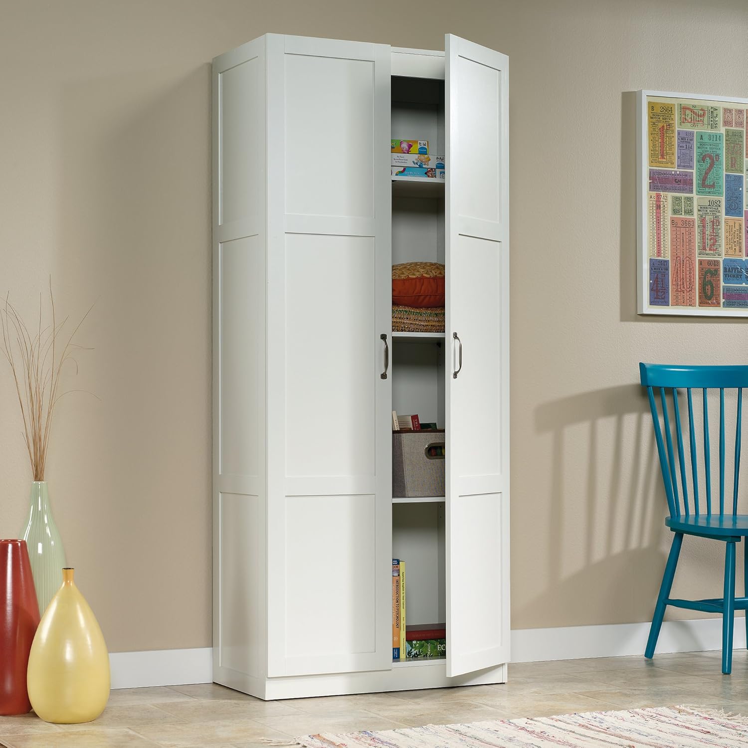 Sauder Select Storage Cabinet with Adjustable Shelves
