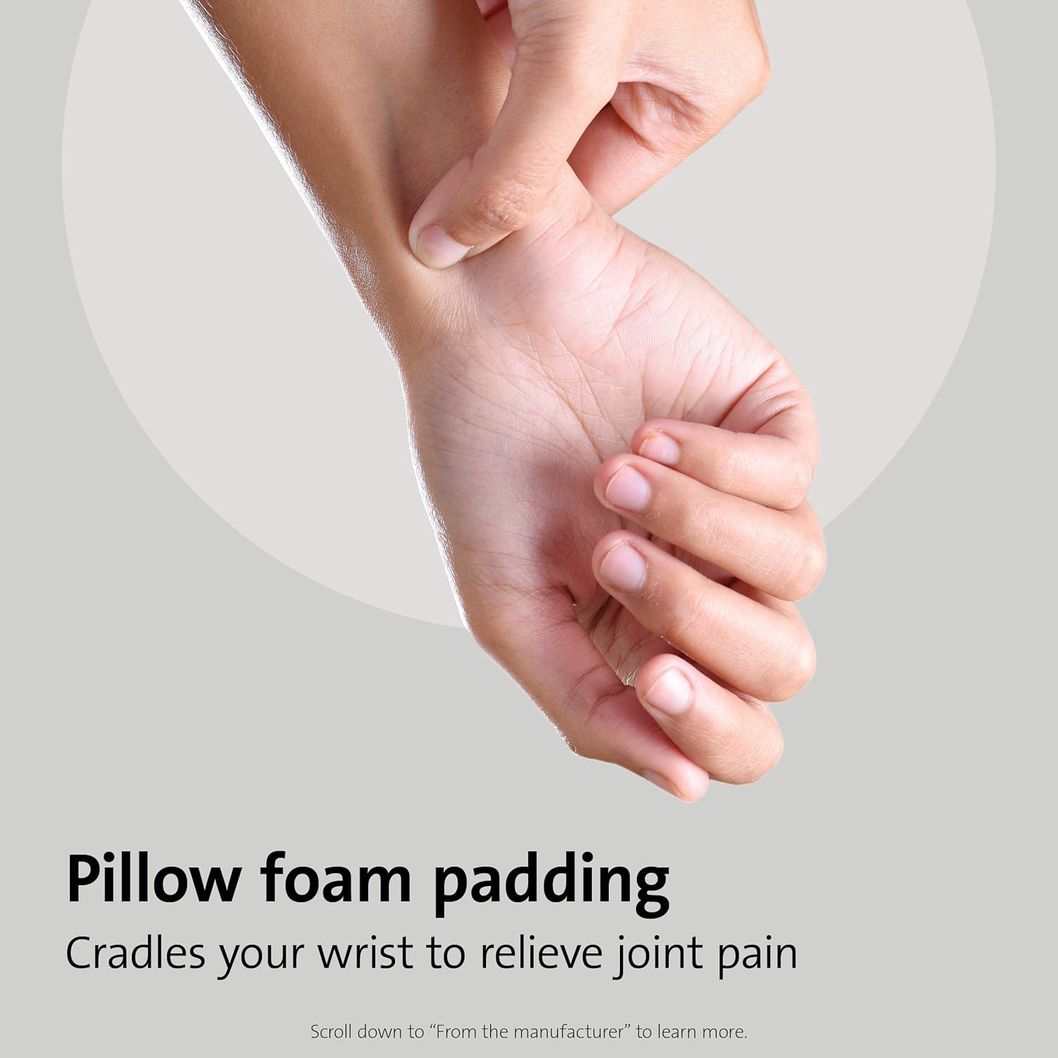 Kensington Wrist Pillow Mouse Pad with Wrist Rest in Blue (L57803US)