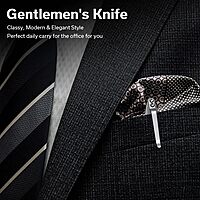 SENCUT Jubil Folding Pocket Knife D2 Wharncliffe, G10 Handle, Front Flipper