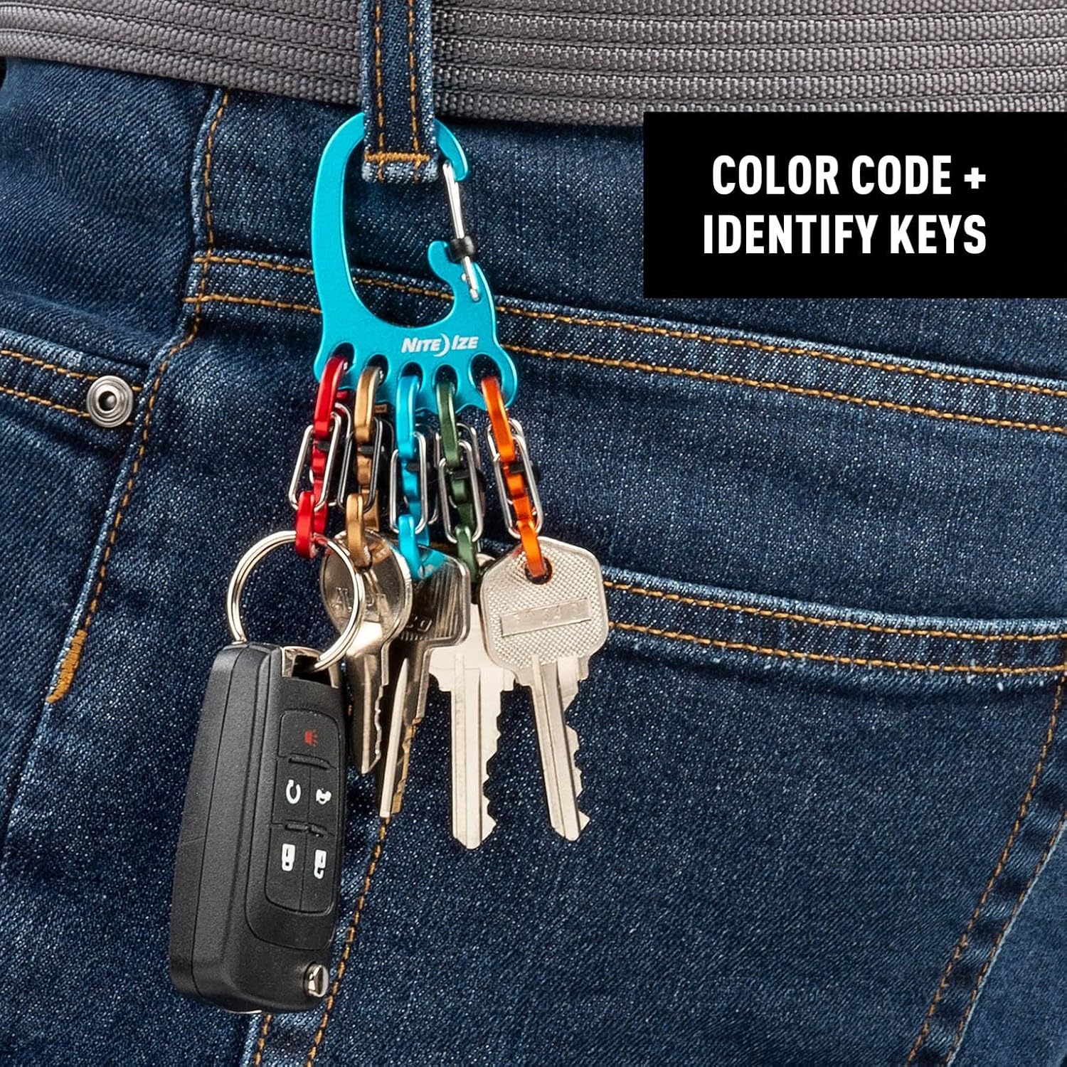 NITE IZE BigFoot KeyRack Aluminum Key Holder