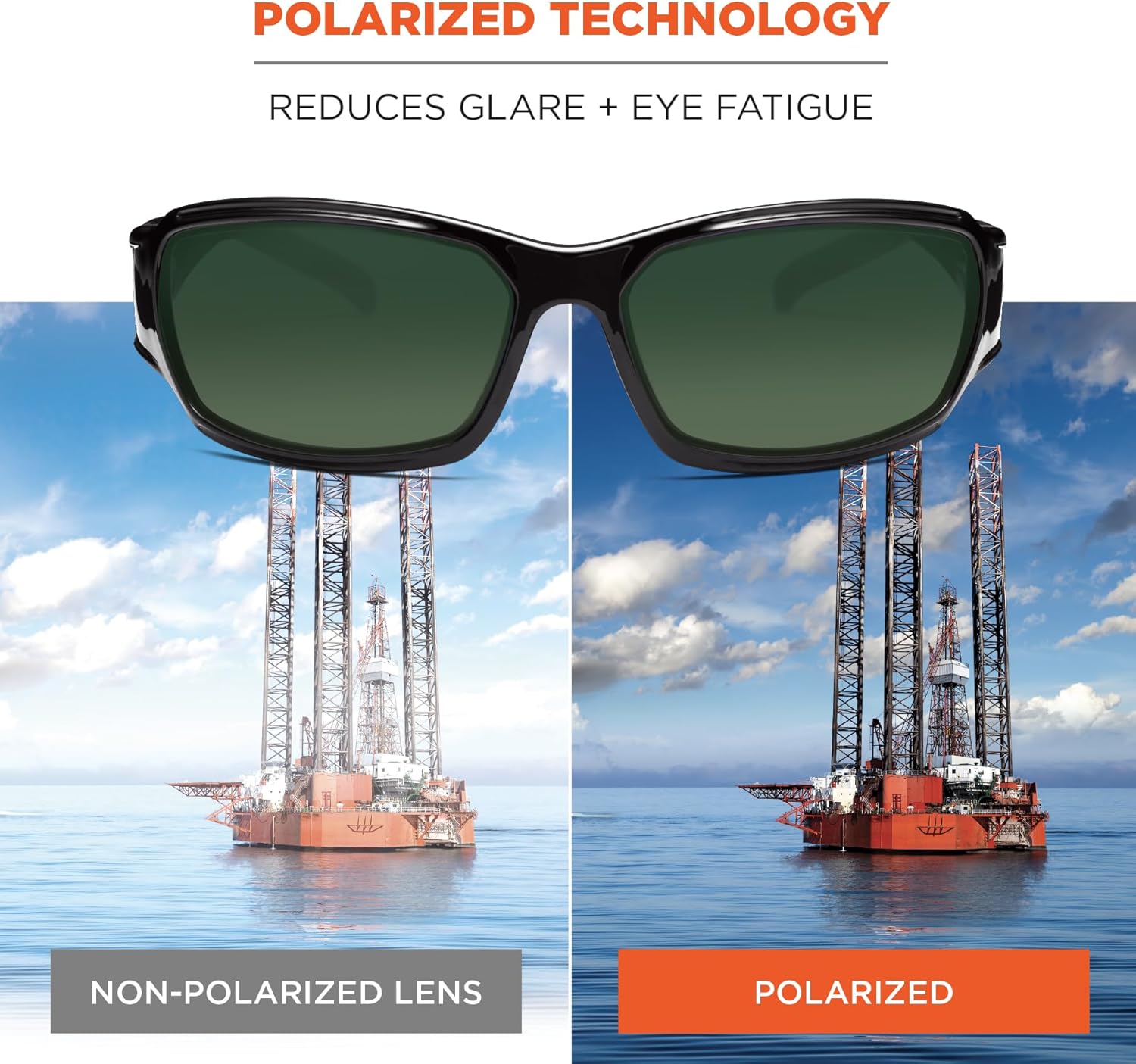 ERGODYNE Skullerz THOR Polarized Safety Glasses