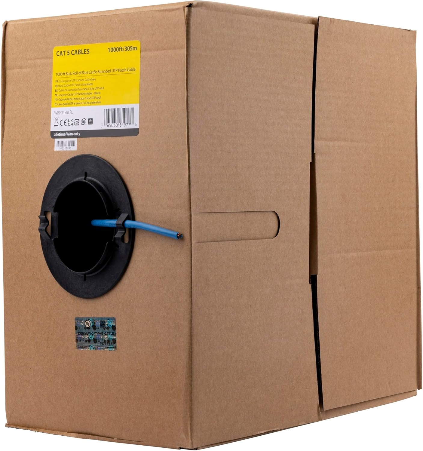 STARTECH.COM 1000 ft Bulk Ethernet Cable (Cat5e & Cat6)