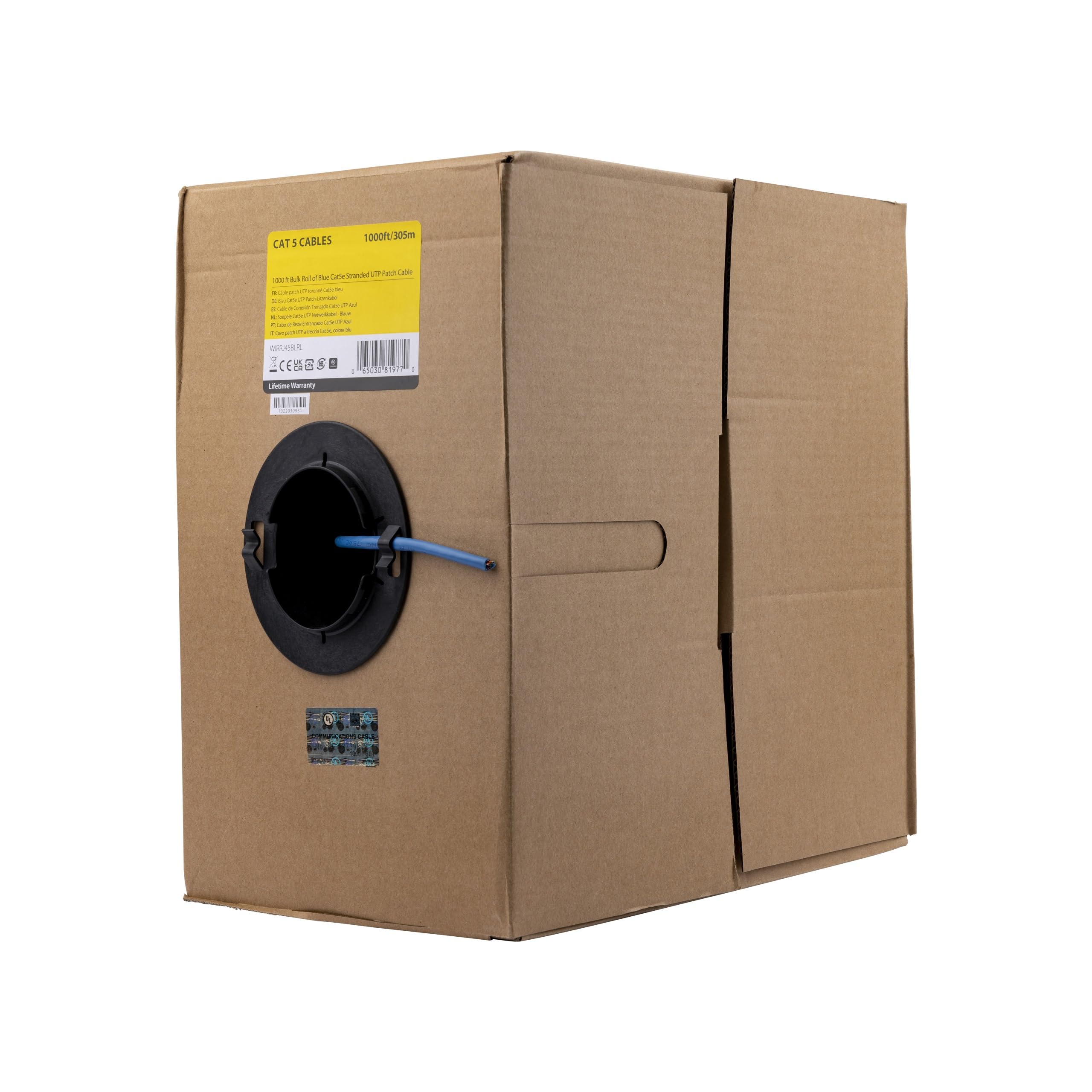 STARTECH.COM 1000 ft Bulk Ethernet Cable (Cat5e & Cat6)