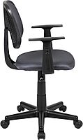 Flash Furniture Flash Fundamentals Mid-Back Mesh Swivel Task Office Chair with Pivot Back and Arms