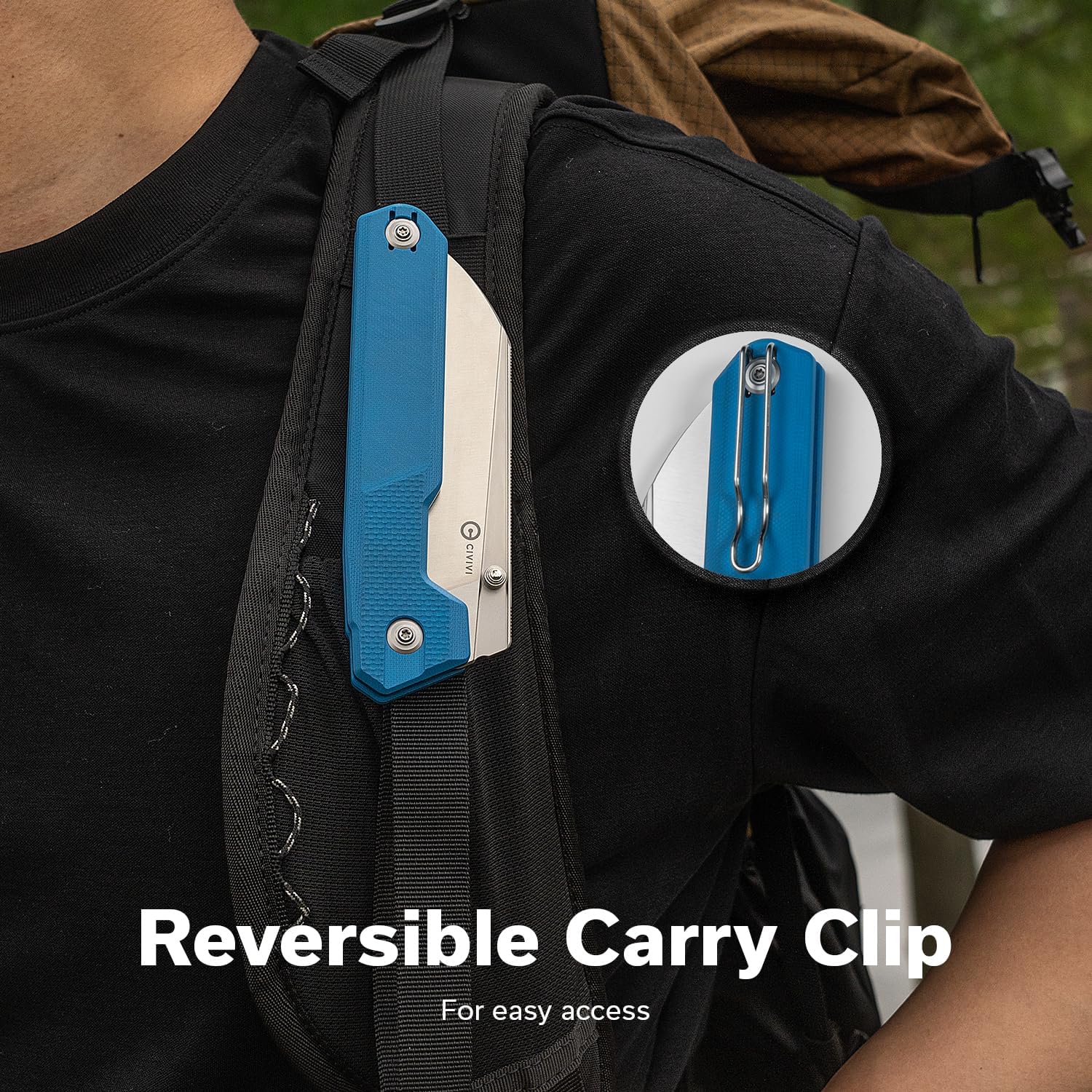 CIVIVI Hid Folding Pocket Knife 4.14in 14C28N Blade G10 Handle