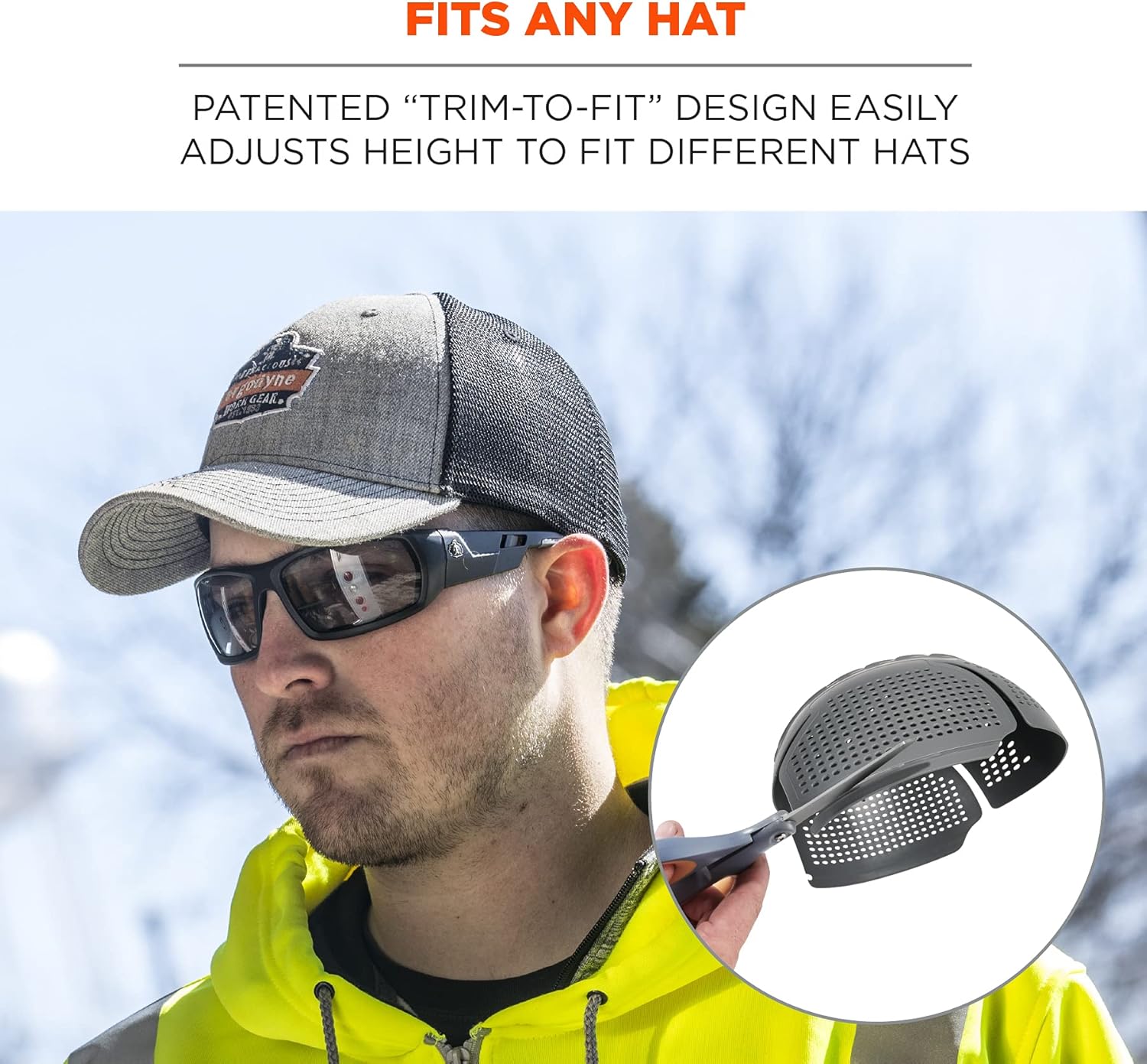 ERGODYNE Skullerz 8945F(x) Universal Bump Cap Insert with Extra Venting